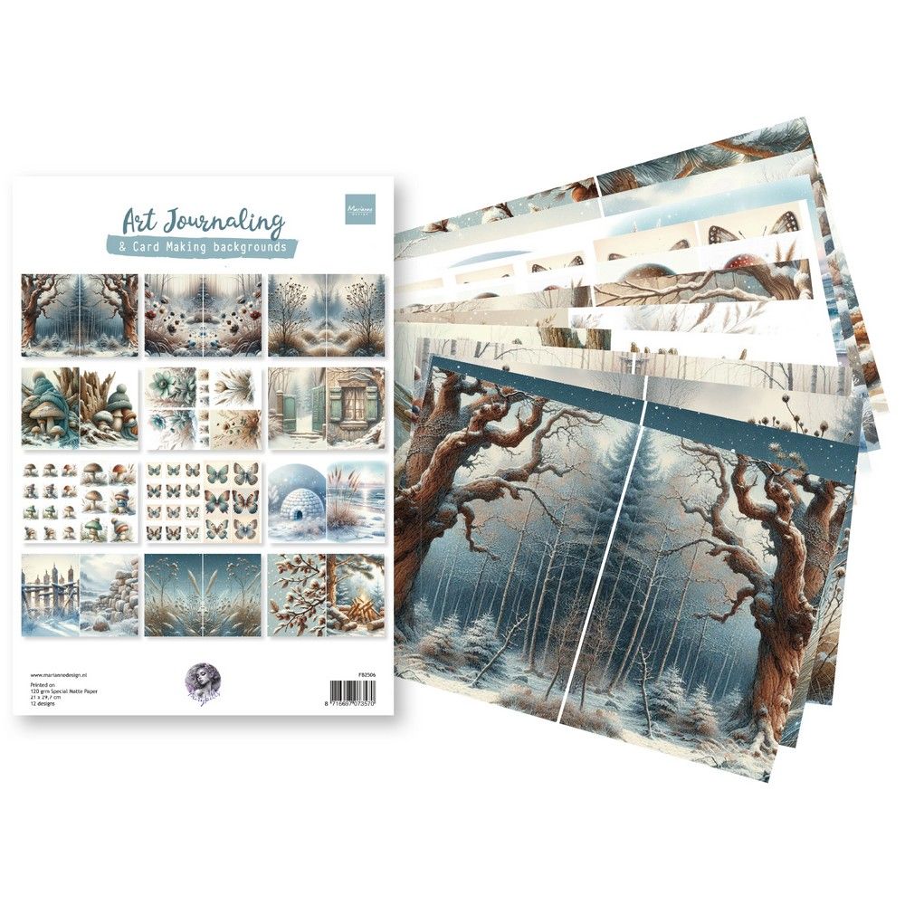 Marianne Design • Papierset Art Journaling Winterset von Fairybells