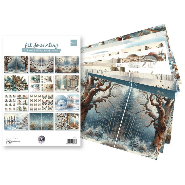 Marianne Design • Papierset Art Journaling Winterset von Fairybells