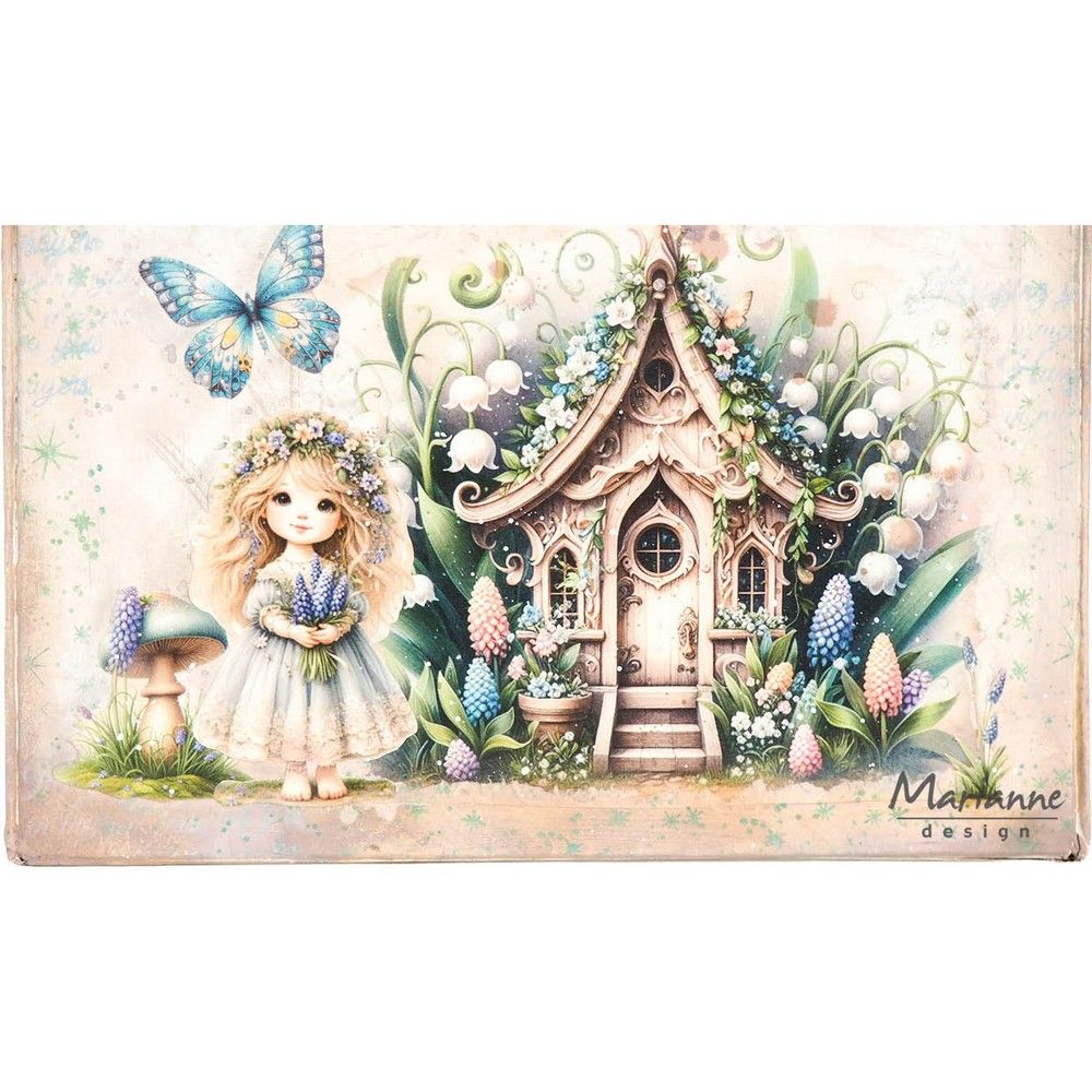 Marianne Design • Einzelbettlaken „Cosy Spring“ von Fairybells