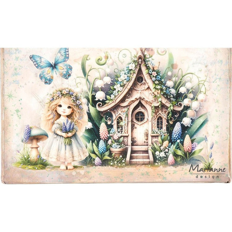 Marianne Design • Einzelbettlaken „Cosy Spring“ von Fairybells