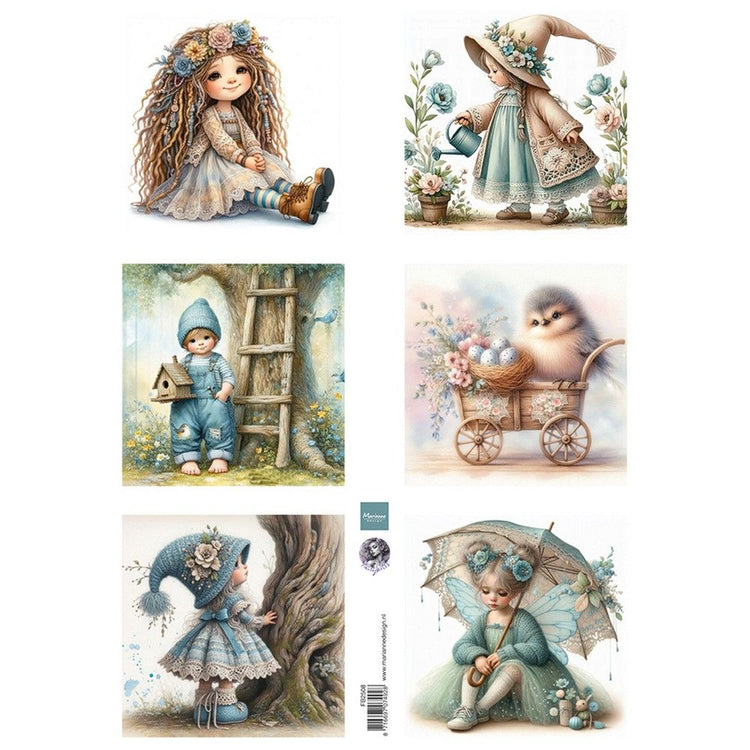 Marianne Design • Ausschneidebögen „verträumter Frühling“ von fairybells