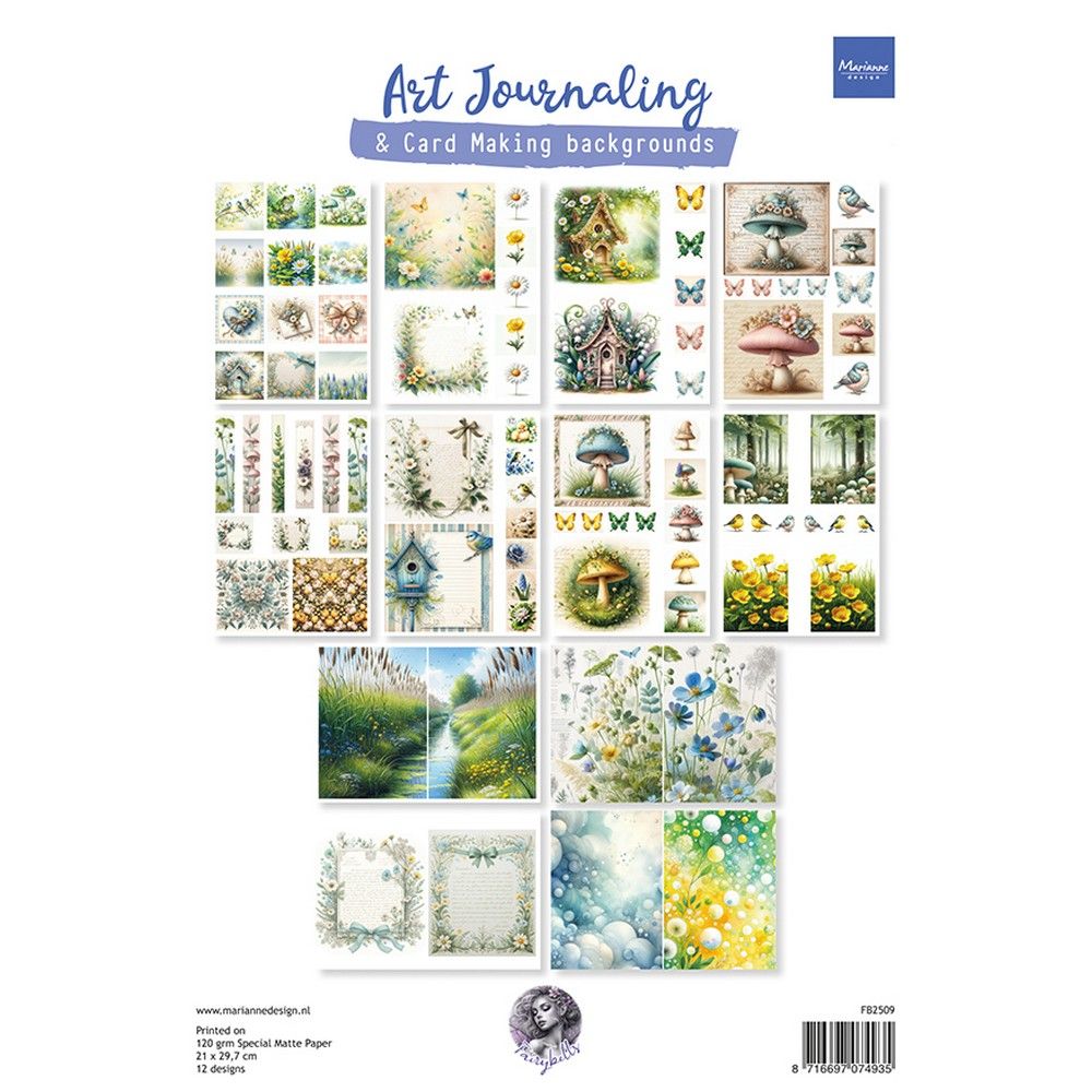Marianne Design • Blocs Art Journaling Frühlingsset von Fairybells