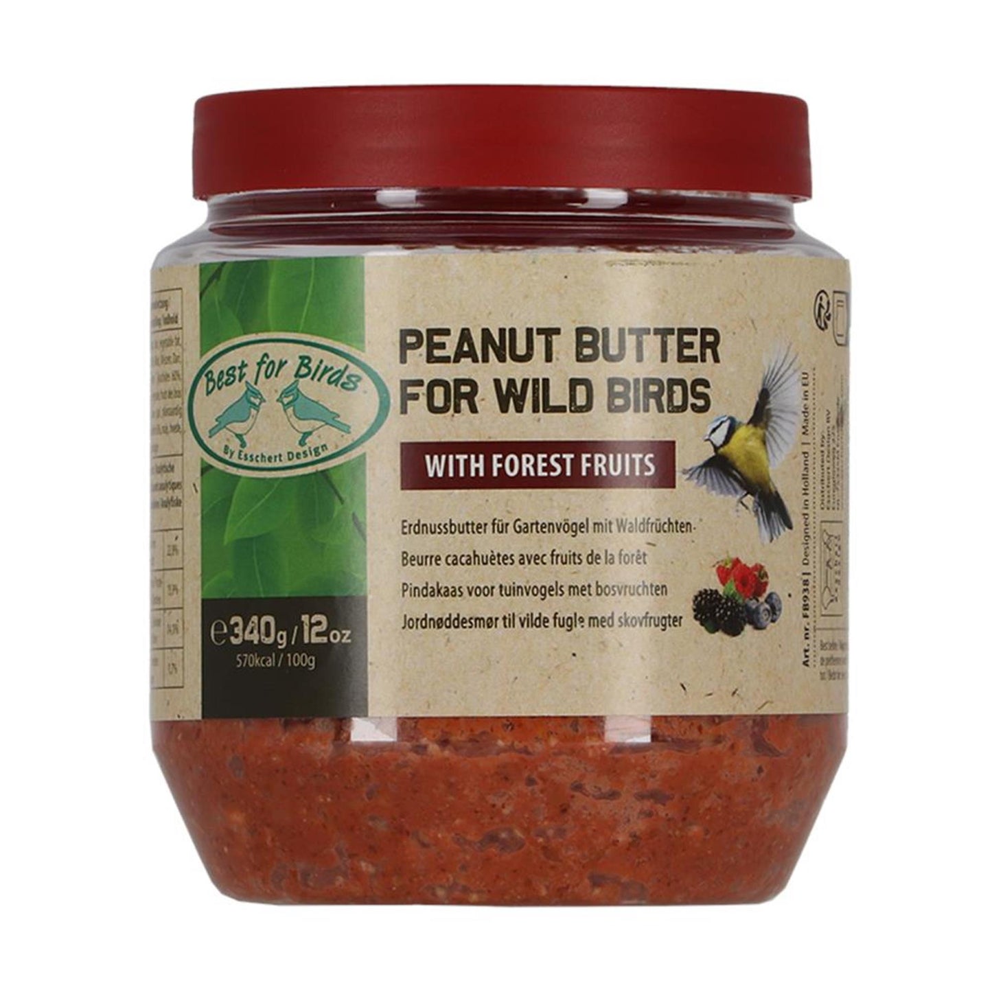 Esschert Design Vogel Erdnussbutter Waldfrucht