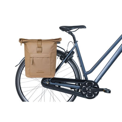 Basil Doppelte Fahrradtasche Brooklyn Mik 41l 14 x 30 x 37 cm – Sand