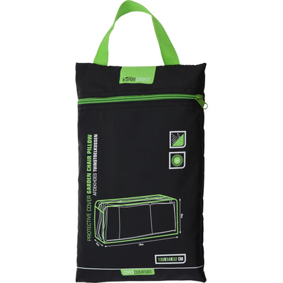 Pro -Gartengarten -Gartenkissen -Abdeckung 130x50x32 Schwarz