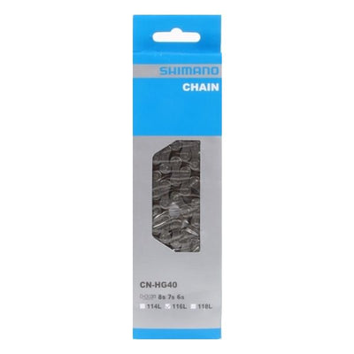 Shimano HG40 Kette 6 7 8v 116 Glieder - Grau