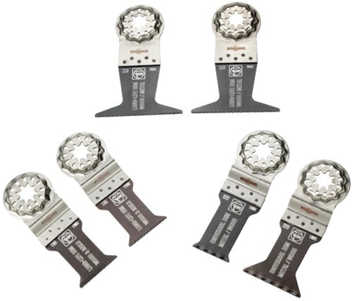 Fein Best of E-Cut SL Wood+Metal 6-teiliges Sägeblatt-Set