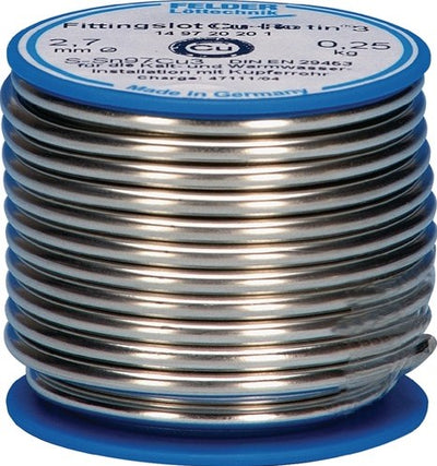 Felder Fittingslöt | 2,7 mm | 250g | s-sn97cu3 | 1 Stück - 149727201 149727201