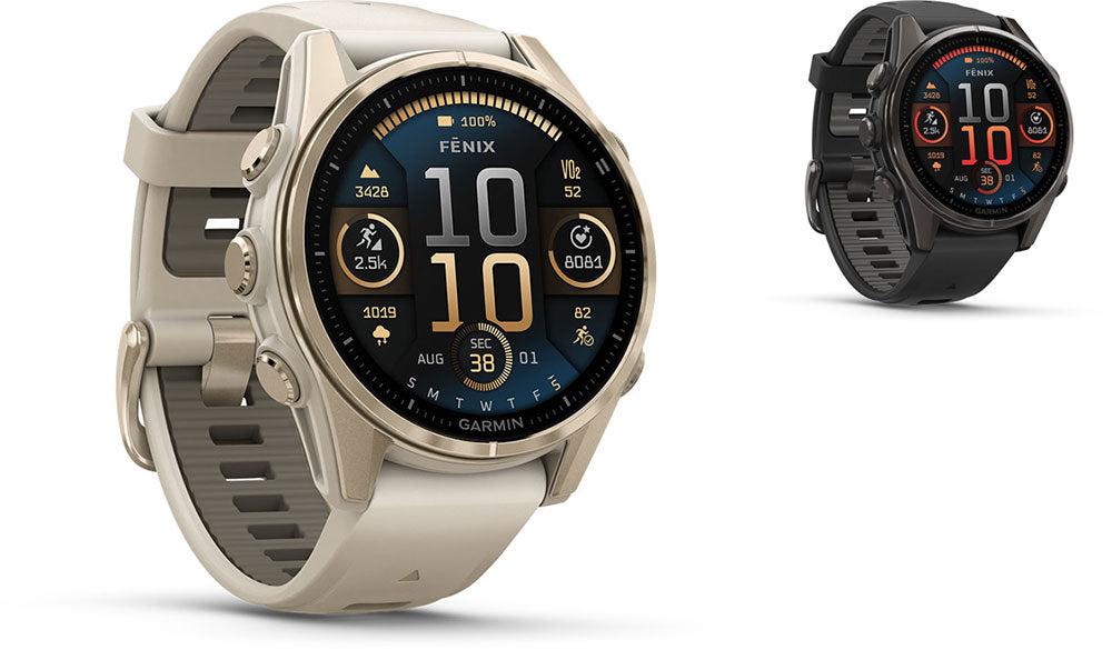 Garmin fēnix® 8 – 43 mm Amoled Sapphire – GPS-Multisport
