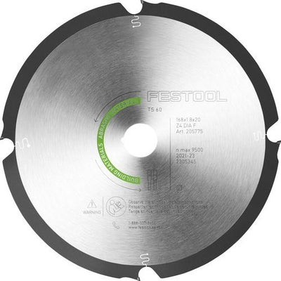 Festool Zubehör Diamant-Kreissägeblatt Ø 168 x 1,8 x 20 f4 Schleifmittel – 205769