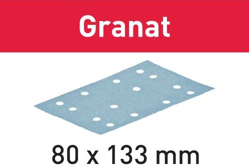 Festool Zubehör Granat STF 80x133 P80 gr 10 Schleifstreifen | 497128