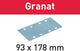 Festool Zubehör Granat STF 93x178 P120 gr 100 Schleifstreifen | 498936