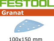 Festool Zubehör Granat STF Delta 7 P320 gr 100 Schleifblätter | 497143 - afbeelding 2