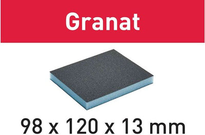Festool Zubehör Scheuerschwamm Granat | 98x120x13 | 220 Gramm 6 - 201114
