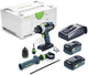 Festool TPC 18 4 5,0 4,0 i-plus | quadrive Akku-Schlagbohrschrauber 18V im Systainer (1x 5,0Ah Akku + 1x 4,0Ah Akku + TCL 6 Schnellladegerät) - 577651