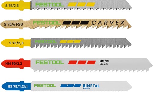 Festool Zubehör Festool Stichsägeblatt-Set sts-sort 21 w p m - 578071