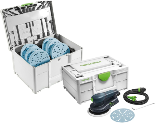 Festool ets ec 150 5 eq-sys gr Exzenterschleifer sys-stf d150 gr Set im Systainer – 578272