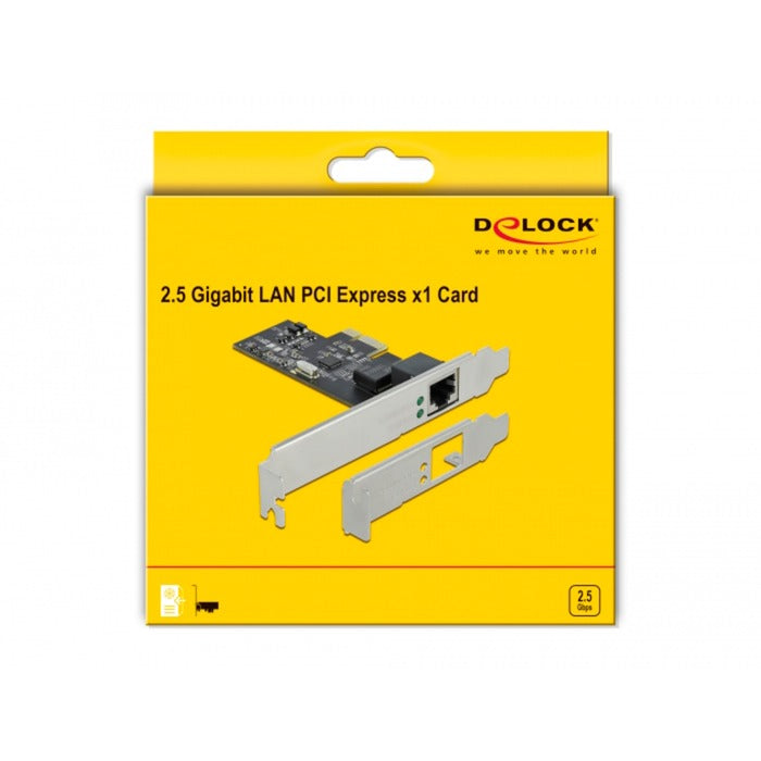 Delock PCI Express X1 -Karte auf 1x 2,5 GB LAN