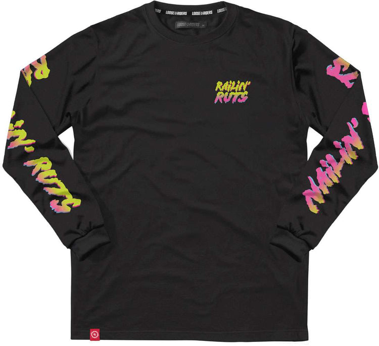Loose Riders Railin' Ruts – technisches Langarmshirt