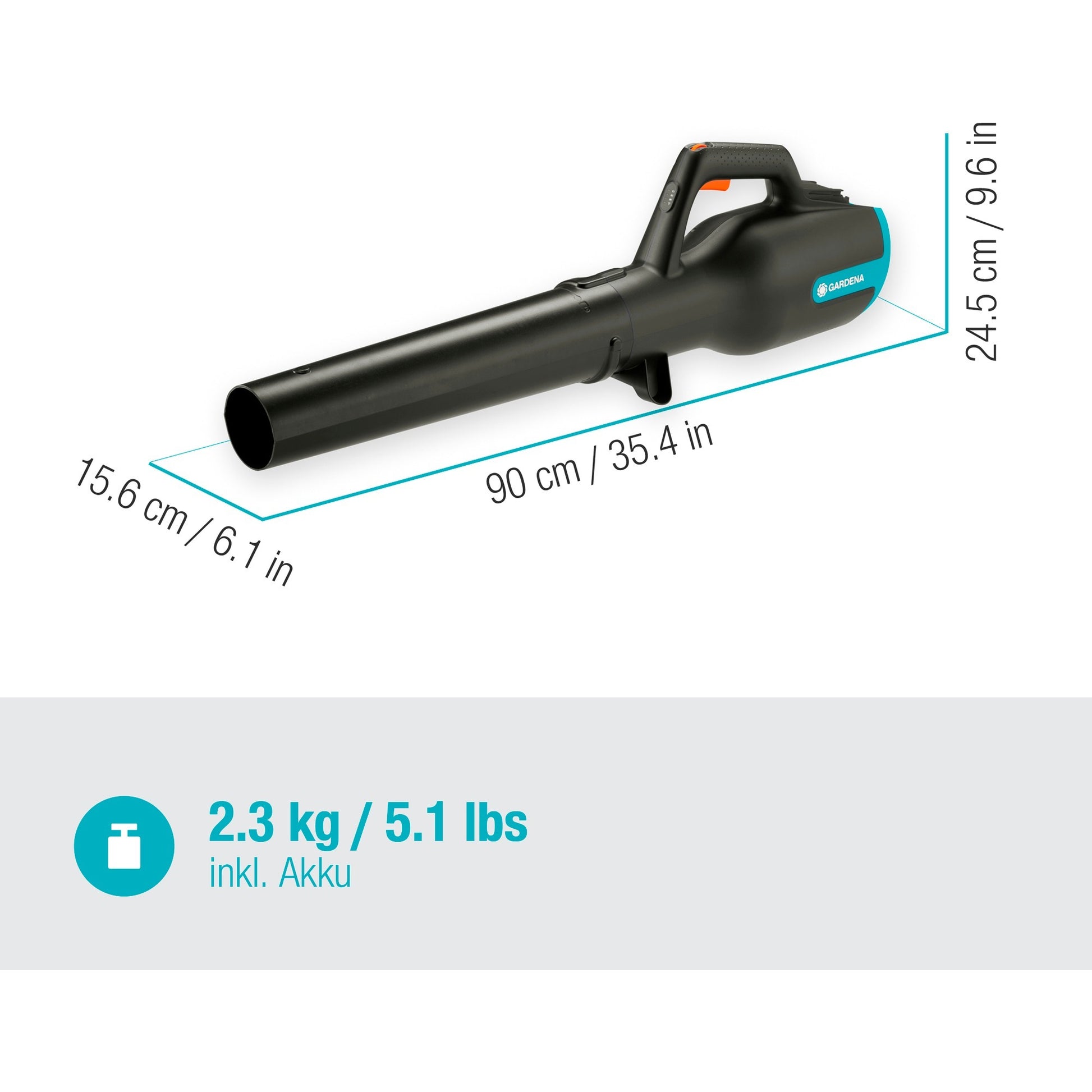 Gardena Battery Blower PowerJet 18V P4A Set