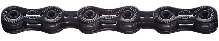 YBN Sla 110 Ti-N Schwarz 11-fach Kette Hohlbolzen