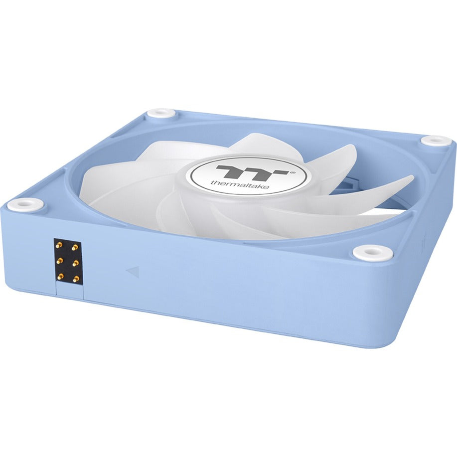 Thermaltake CT120 EX Reverse Argb Sync PC-Lüfter Hydrangea Blue (3-Lüfter-Pack) Gehäuselüfter (Hellblau, 3 Stück, 120 x 120 x 25 mm, PWM)