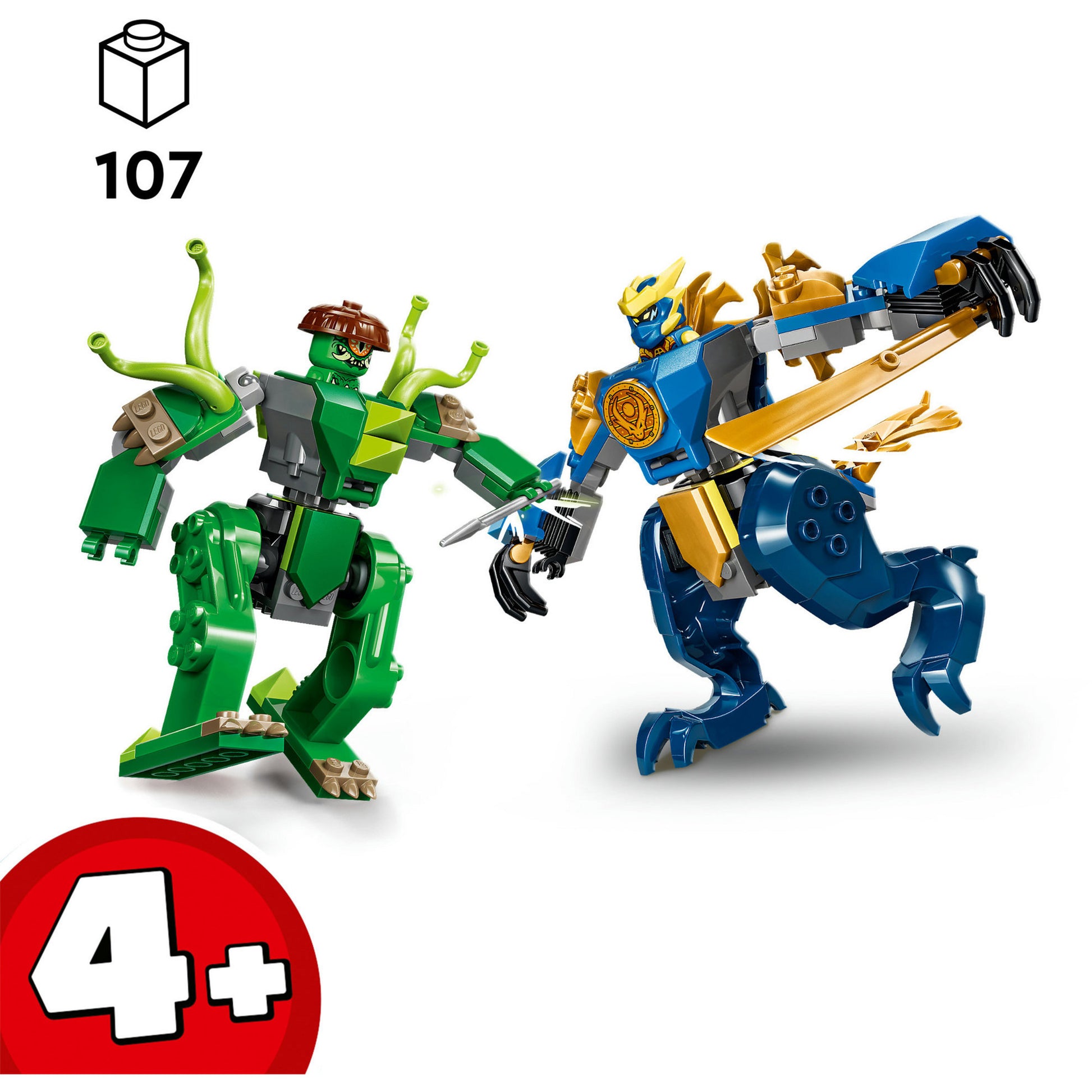 Lego Ninjago 71853 Jays Drachen-Mech-Kampf