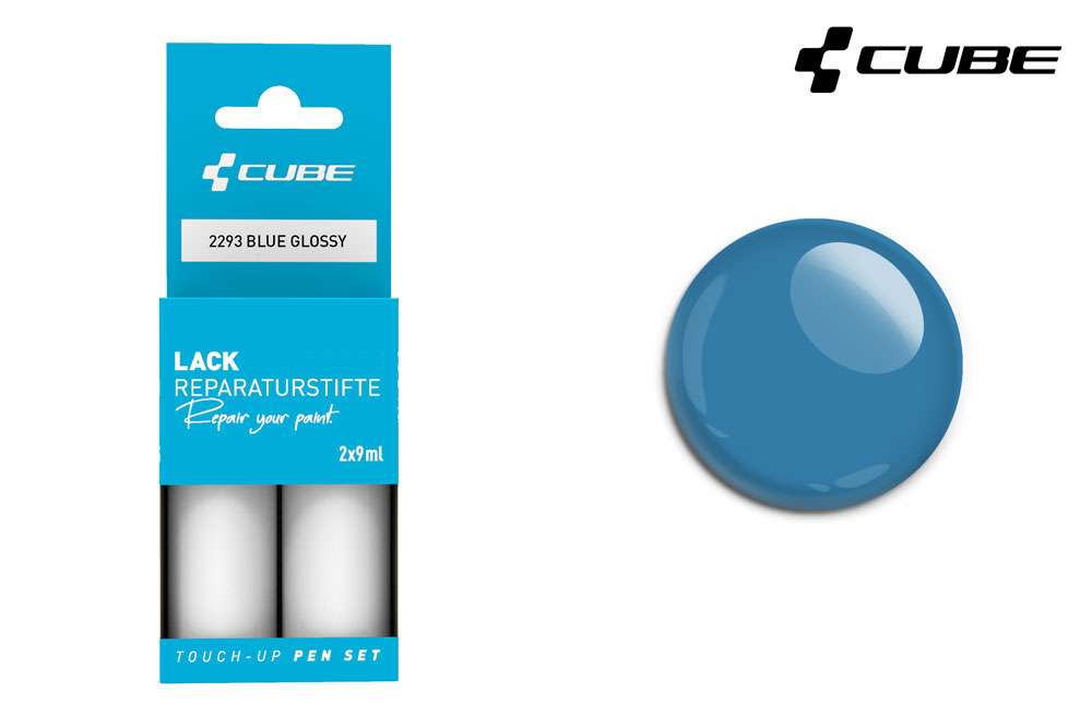 Cube Lackstift-Set blau glänzend