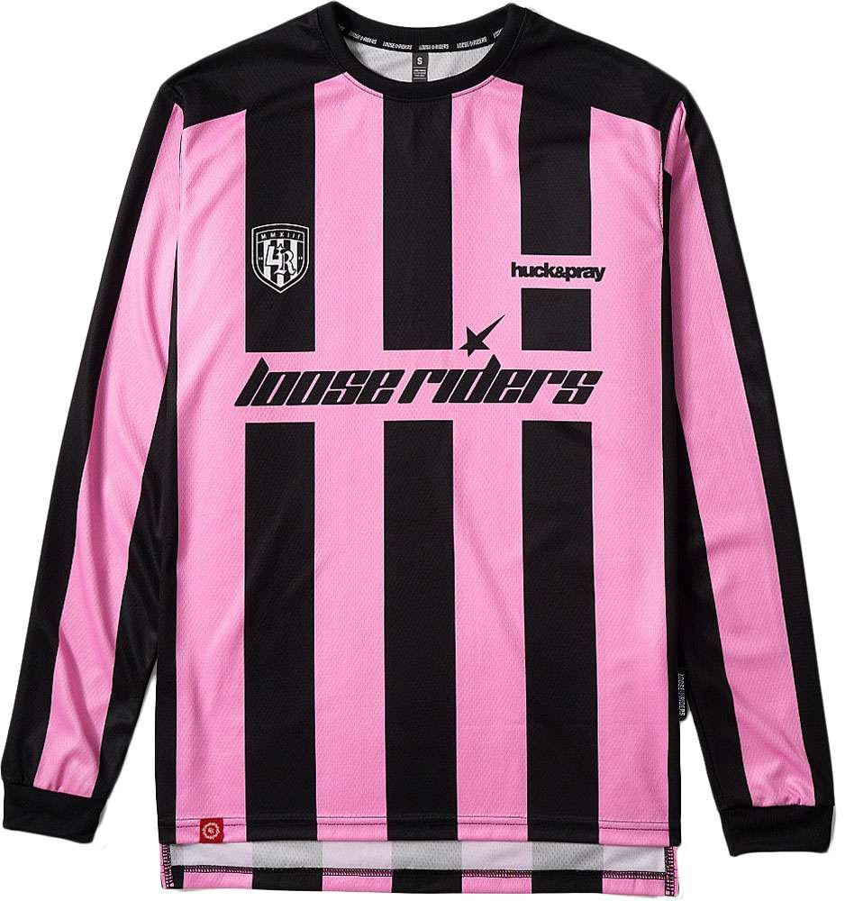 Loose Riders Derby Pink – MTB-Langarmtrikot