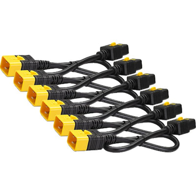 APC Stromkabel-Set C19 – C20 IEC (schwarz, 6 x 1,8 Meter, 6 Stück, AP8716S)
