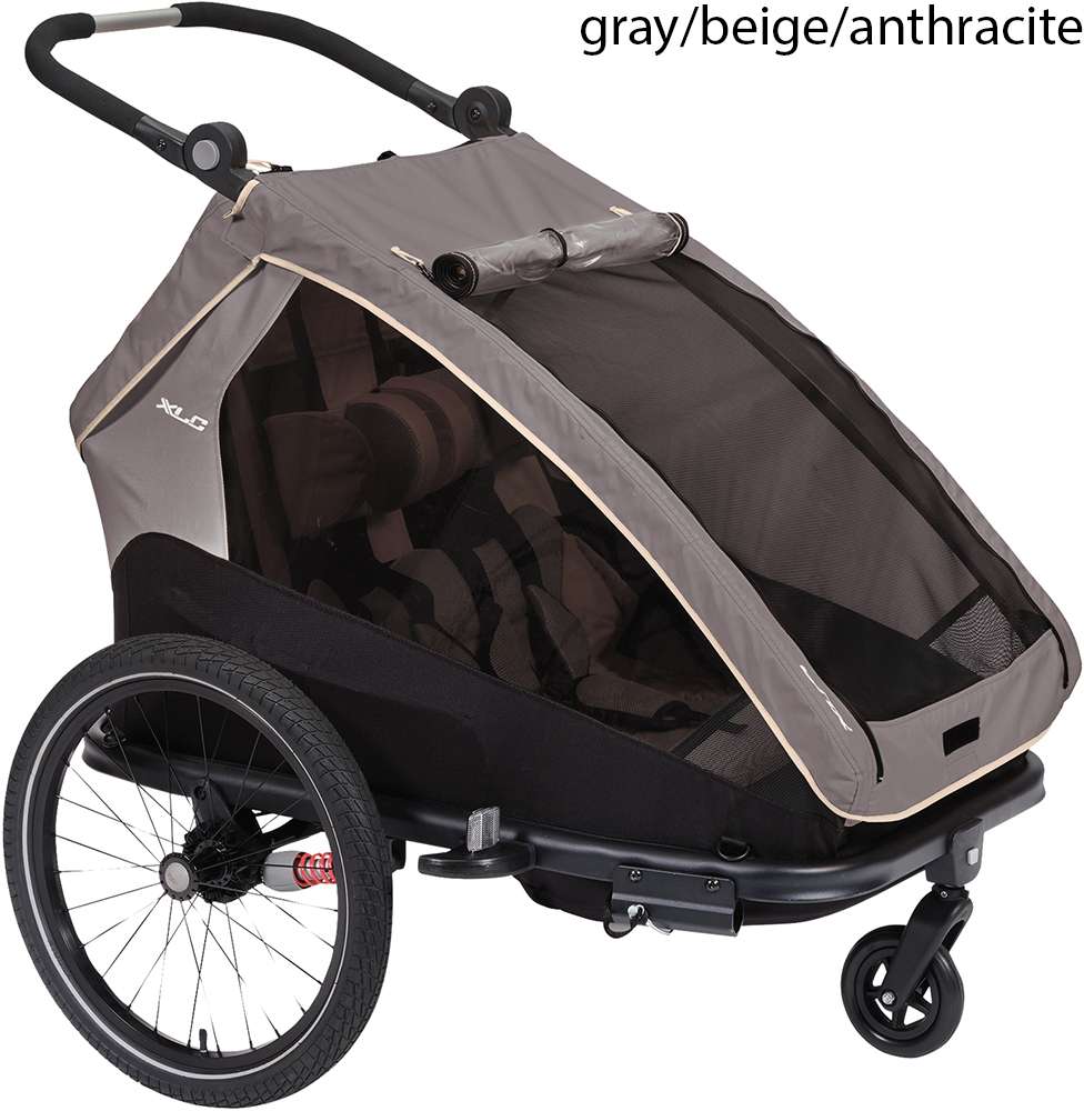 XLC S BS-C10 Duo Zweisitzer-Kinderanhänger