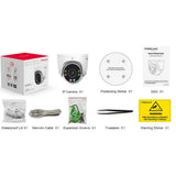 Foscam W5EP, 3K 5MP QHD PoE IP-Kamera (Weiß) - afbeelding 12