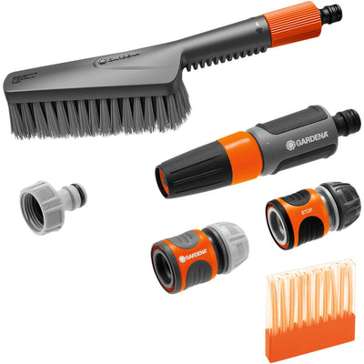 Gardena Clean System Cleaning Set mit weicher Brust, Soop