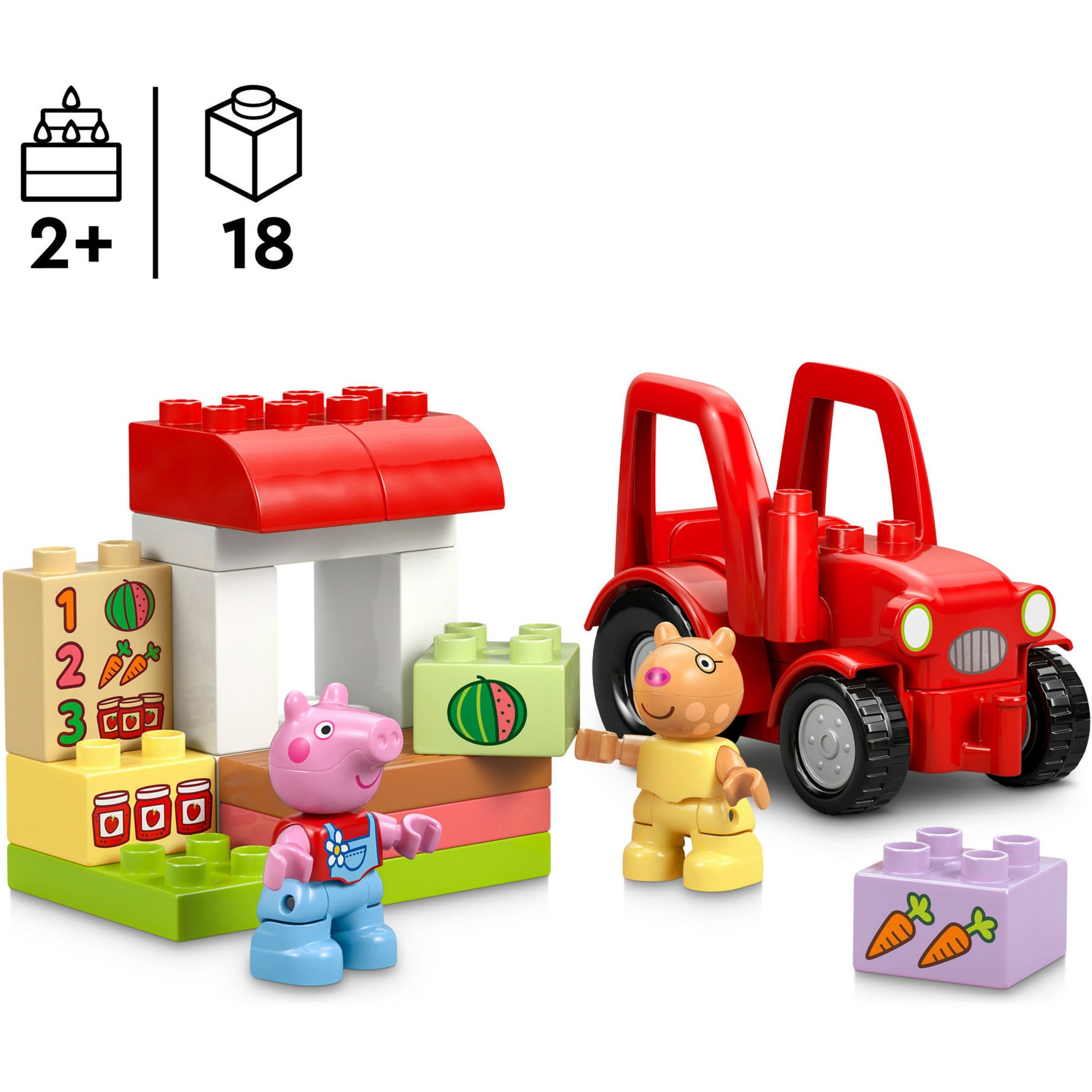 Lego Duplo 10468 Traktor und Marktstand