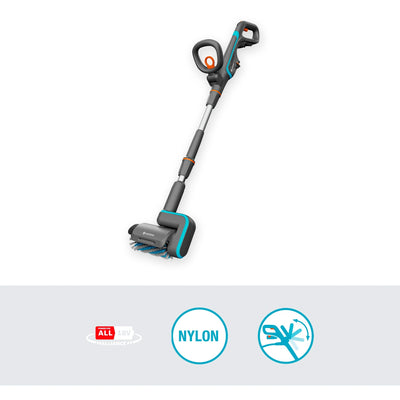 Gardena Aquabrush Patio 18V P4A Solo Batterie Multi-Cleaner
