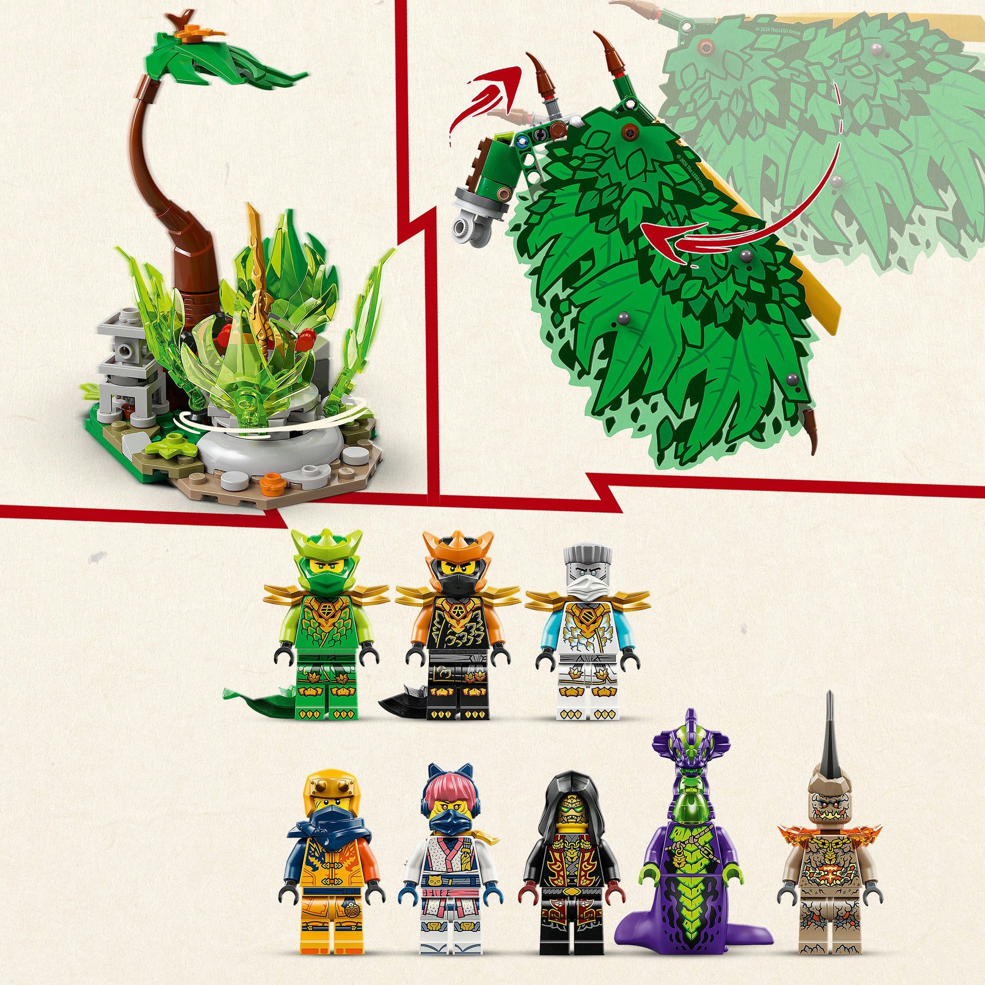 Lego Ninjago 71859 Der Drache des Lebens