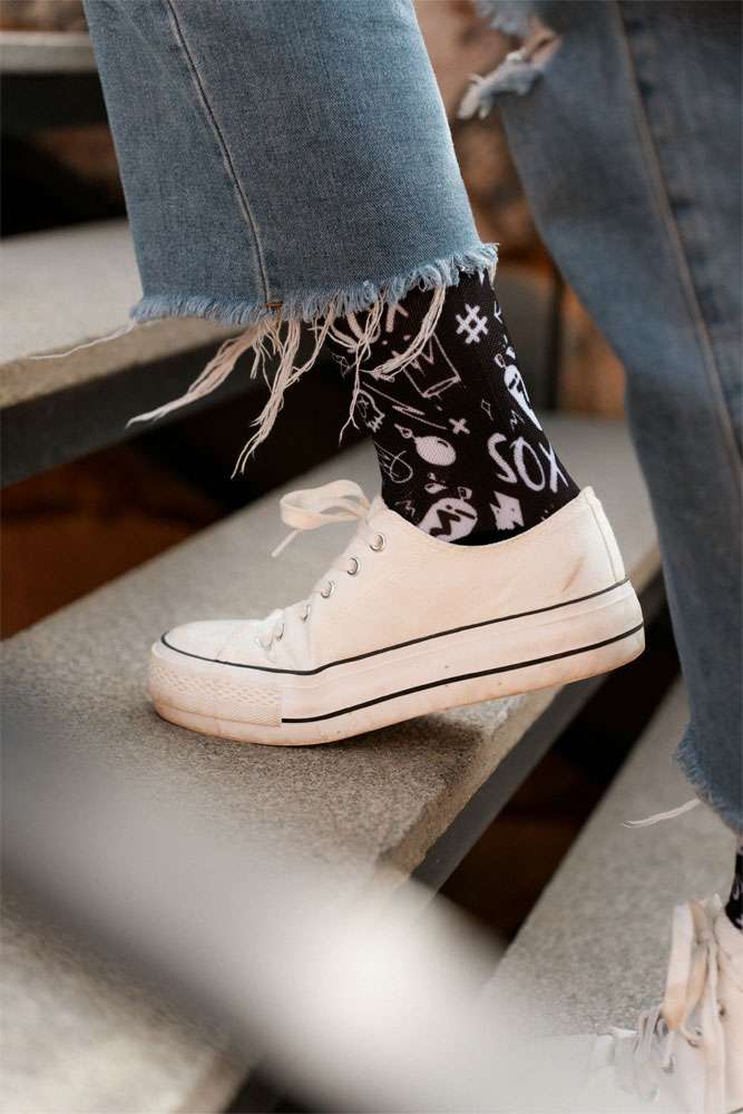 Sox-Schuhe einfarbig - Socken