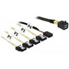 Delock Mini SAS HD SFF-8643> 4x SATA 7-pin