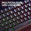 Trust GXT 833 Thado-Tastatur mit TKL-Beleuchtung, Gaming-Tastatur (schwarz, US-Layout, 80 % (TKL), RGB)