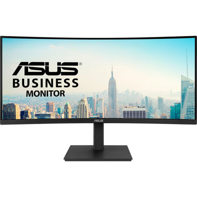 Asus va34vcpsr 34 gebogener Ultrawide-Monitor (Schwarz, 100 Hz, HDMI, Display-Port, Audio, LAN, USB-C)