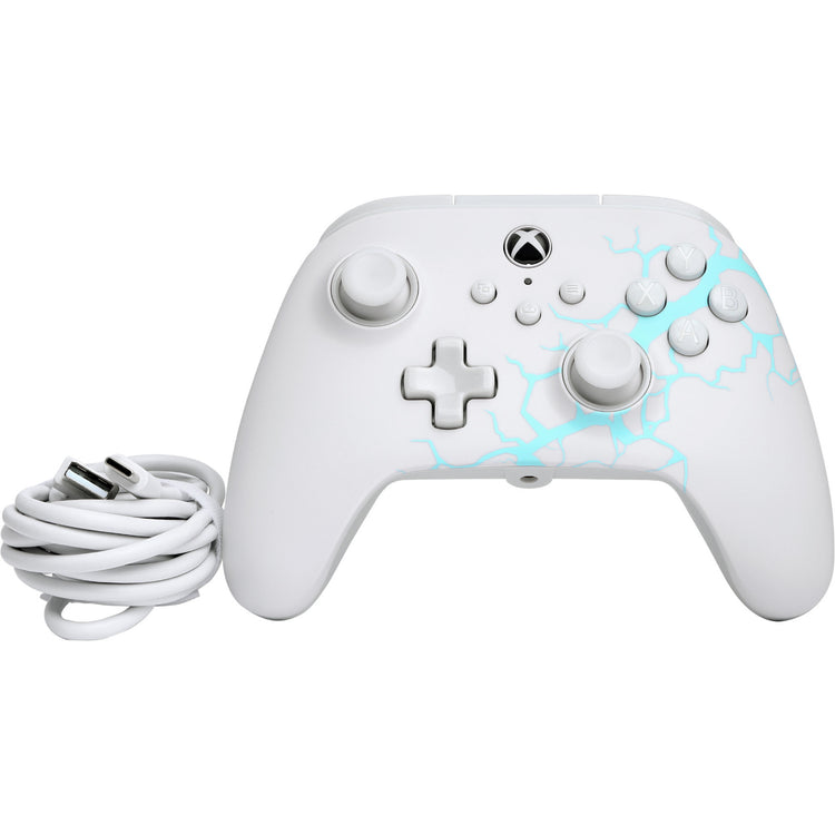 Powera Advantage Controller mit Kabel für die Xbox Series x|s – Polar Ice (weiß blau, Xbox Series x|s, Xbox One, PC)