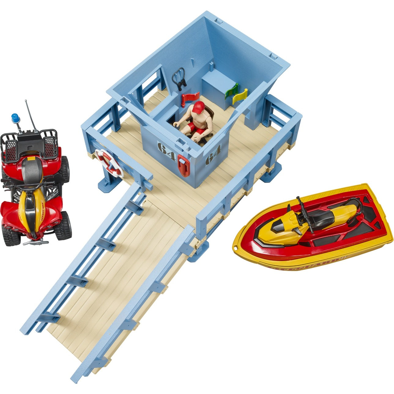 Bruder Bworld Rescue Brigade Station