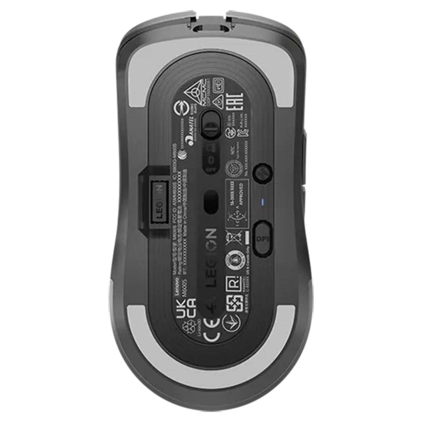 Lenovo Legion M600S Kabellose Gaming-Maus (Schwarzgrau, 19.000 DPI, RGB, 2,4 GHz Bluetooth 5.0 USB)