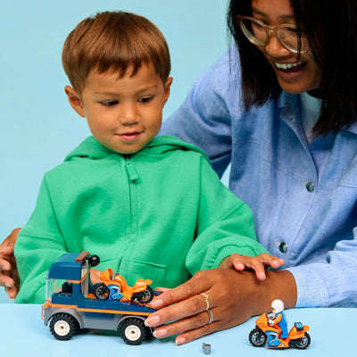 Lego City tolle Fahrzeuge 60491 Transporter für Motorräder | 2 Stk