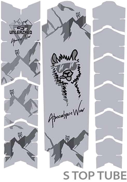 Unleazhed kratzfeste Rahmenschutzfolie – Alpocalypse Alpine Rose Samerberg Black Matt