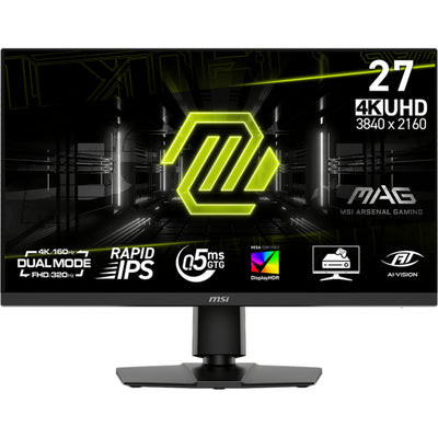 MSI Mag 272urdf E16 27 4K-UHD-Gaming-Monitor (schwarz, 2x HDMI, Display-Port, 2x USB-A, USB-B, 160 Hz 320 Hz)