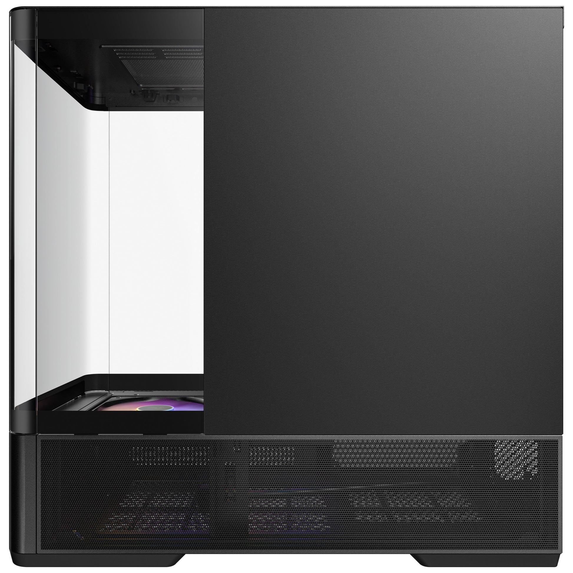 Antec C6 Curve Argb Midi-Tower-Gehäuse (schwarz | 2x USB-A | 1x USB-C | gehärtetes Glas)