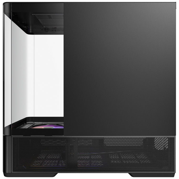 Antec C6 Curve Argb Midi-Tower-Gehäuse (schwarz | 2x USB-A | 1x USB-C | gehärtetes Glas)