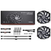 Noctua nf-a14x25r g2 pwm sx2-pp chromax.black Gehäuselüfter (schwarz, 2 Stück, 140 x 140 x 25 mm)