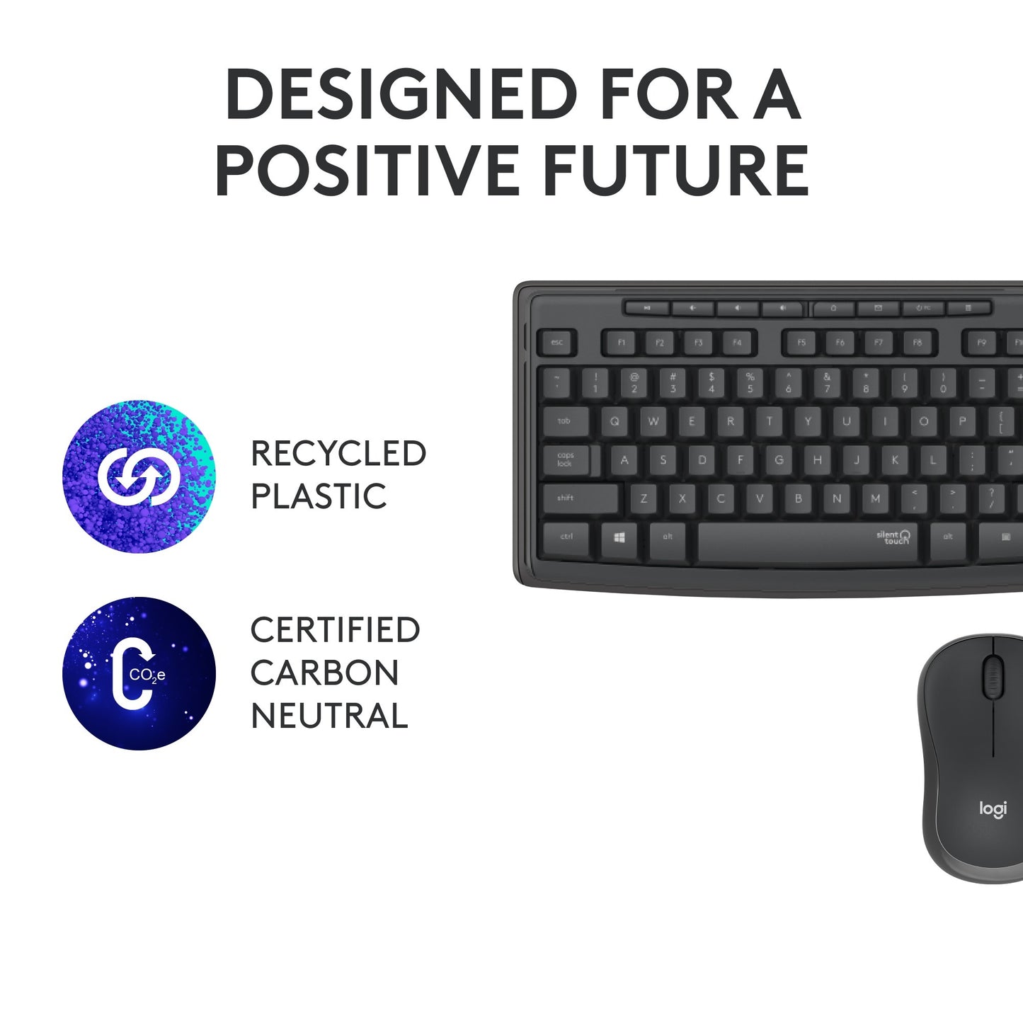 Logitech MK295 Silent Wireless Keyboard and Mouse Combo